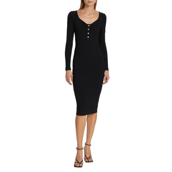 NWT Revolve Generation Love Zora Stretch Rib Jersey Midi Dress Size XXS - Picture 1 of 6